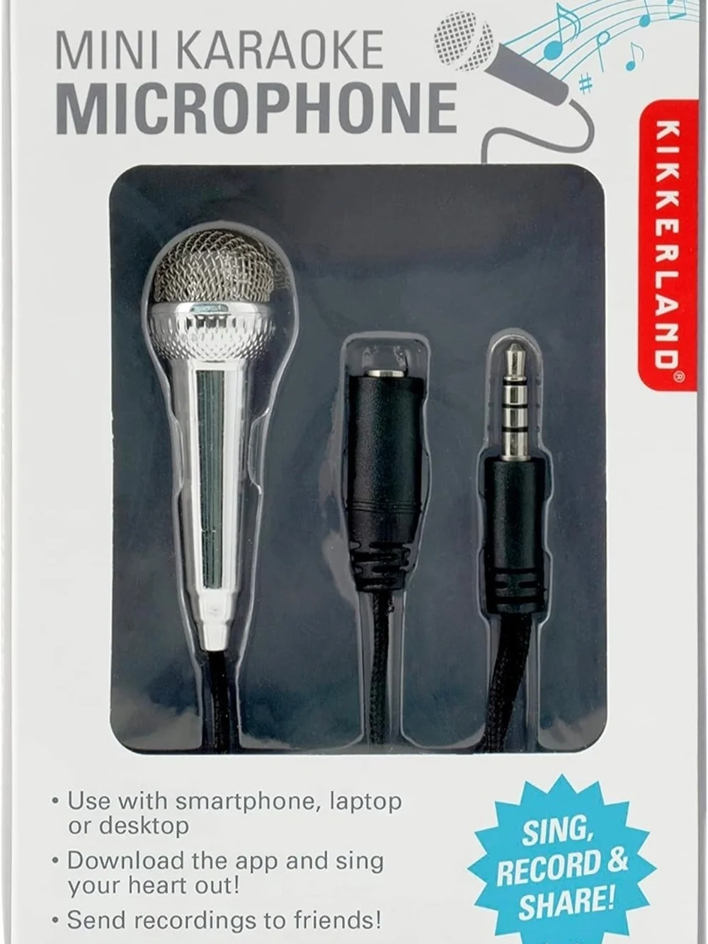 Kikkerland Mini Karaoke Microphone